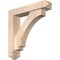 Ekena Millwork Imperial Arts and Crafts Smooth Bracket w/ Offset Brace, Douglas Fir, 5 1/2"W x 26"D x 26"H BKT0604X26X26IMP03SDF - alternate 1